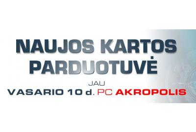 Naujos kartos TOPO CENTRO parduotuvė Vilniaus Akropolyje! 