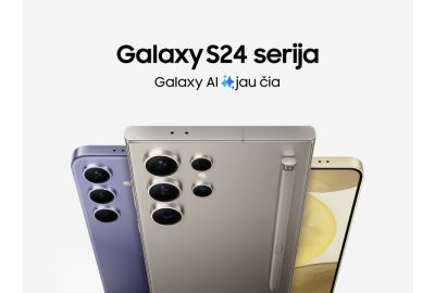 „Samsung“ žengia į naują dirbtinio intelekto erą kartu su „Galaxy S24” serija