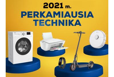 Skelbiame, kokia technika buvo perkamiausia praėjusiais 2021 metais