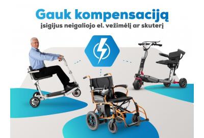 Kompensacija įsigijus neįgaliojo vežimėli