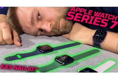 Naujasis laikrodis Apple Watch Series 7 | Video apžvalga