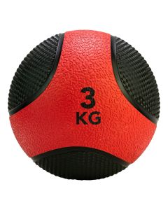 Medicininis kamuolys Tunturi - 3kg, juoda/raudona
