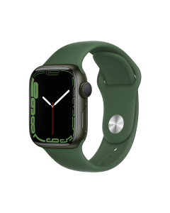 Išmanusis laikrodis APPLE Watch 7 GPS, 41mm Green Aluminium Case with Clover Sport Band