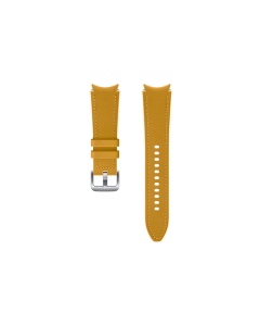 Dirželis SAMSUNG Galaxy Watch4, Hybrid Leather Band, 20mm M/L Mustard
